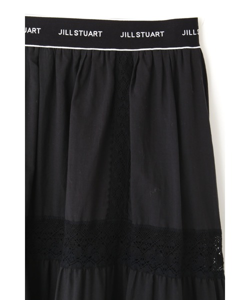 JILL STUART(ジルスチュアート)の「◆コットンレース×ローンコンビスカート(スカート・レディース・ブラック/ホワイト・2/4)」の5枚目の写真