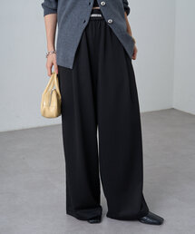 Omekashi | Now Here ジャージーワイドパンツ(その他パンツ)