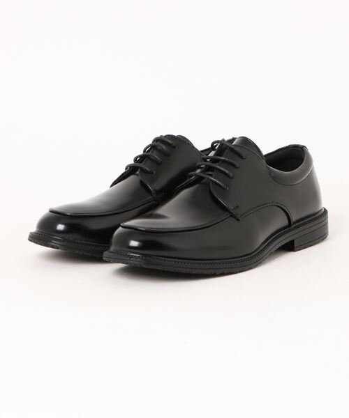ON&OFF(オンアンドオフ)の「【ON&OFF】 幅広ビジネスシューズ(ドレスシューズ・メンズ・ブラック・27.0cm/26.5cm/26.0cm/25.5cm/25.0cm/24.5cm)」の1枚目の写真