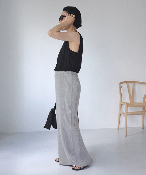 AP STUDIO(エーピーストゥディオ)の「*【NINETY PERCENT/ナインティ パーセント】クルーネックタンクトップ(タンクトップ・レディース・ブラック/ホワイト・FREE)」の11枚目の写真