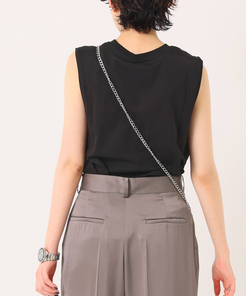 AP STUDIO(エーピーストゥディオ)の「*【NINETY PERCENT/ナインティ パーセント】クルーネックタンクトップ(タンクトップ・レディース・ブラック/ホワイト・FREE)」の15枚目の写真