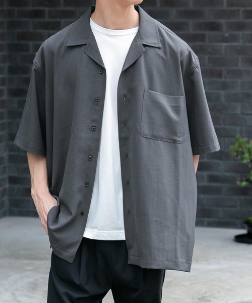 【セール】『WEB/一部店舗限定』FORK&SPOON ウールトロライクシャツ（シャツ/ブラウス）｜FORK&SPOON（フォークアンドスプーン）