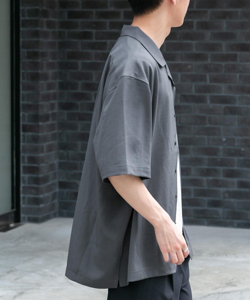 【セール】『WEB/一部店舗限定』FORK&SPOON ウールトロライクシャツ（シャツ/ブラウス）｜FORK&SPOON（フォークアンドスプーン）