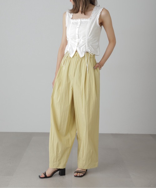 FREE'S MART（フリーズマート）の「◆コットンコクーンパンツ（その他パンツ・レディース・イエロー/ピンク/グレー・FREE）」の12枚目の写真