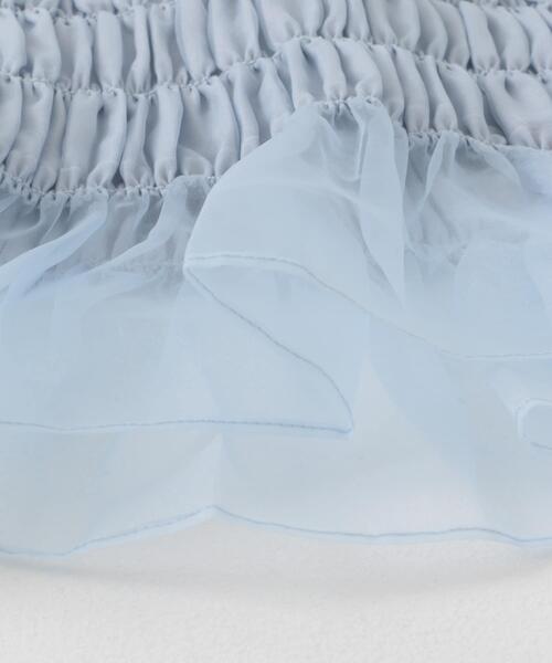 SENSE OF PLACE by URBAN RESEARCH(センスオブプレイスバイアーバンリサーチ)の「ビスチェセットフレンチスリーブワンピース(ワンピース・レディース・ネイビー/ライトブルー/チャコールグレー・ONE/S)」の13枚目の写真