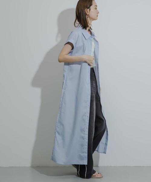 SENSE OF PLACE by URBAN RESEARCH(センスオブプレイスバイアーバンリサーチ)の「ビスチェセットフレンチスリーブワンピース(ワンピース・レディース・ネイビー/ライトブルー/チャコールグレー・ONE/S)」の17枚目の写真