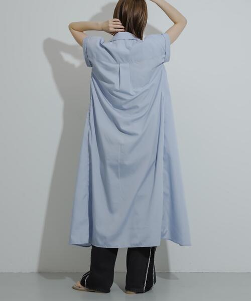 SENSE OF PLACE by URBAN RESEARCH(センスオブプレイスバイアーバンリサーチ)の「ビスチェセットフレンチスリーブワンピース(ワンピース・レディース・ネイビー/ライトブルー/チャコールグレー・ONE/S)」の18枚目の写真