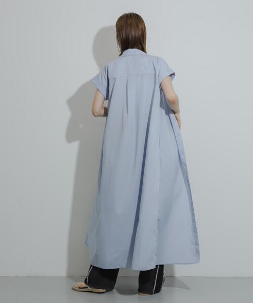 SENSE OF PLACE by URBAN RESEARCH(センスオブプレイスバイアーバンリサーチ)の「ビスチェセットフレンチスリーブワンピース(ワンピース・レディース・ネイビー/ライトブルー/チャコールグレー・ONE/S)」の21枚目の写真