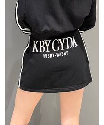 GYDA★Original Gエンブレムボタンスカートライクショートパンツ ジェイダ GYDA Original Gエンブレムボタンスカートライク