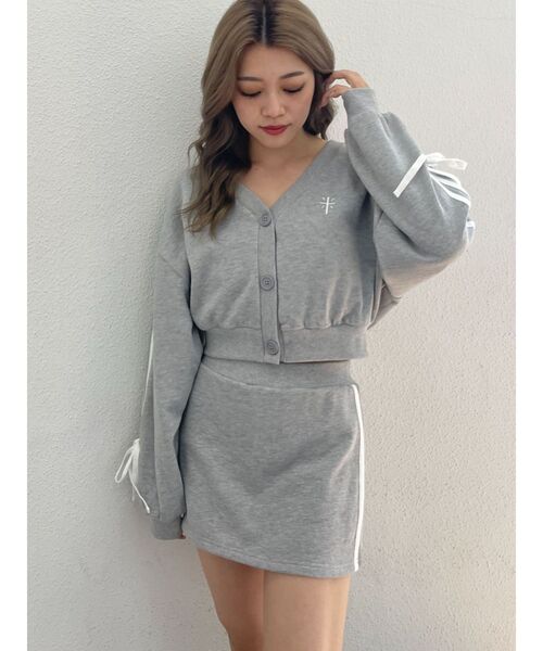 GYDA(ジェイダ)の「【SETUP着用可】KBY GYDA2ラインスカートライクショートパンツ(スカート・レディース・オフホワイト/グレー/ブラック・FREE)」の4枚目の写真