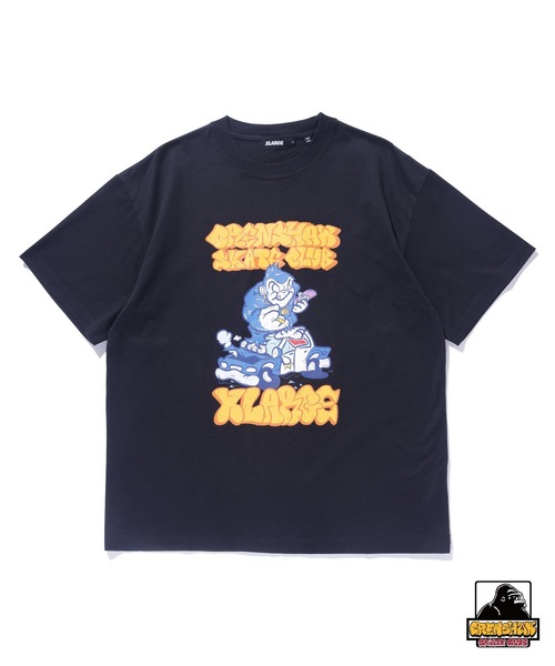 XLARGE×CRENSHAW SKATE CLUB VANDALISED POLICE CAR S/S TEE（Tシャツ/カットソー）｜XLARGE（エクストララージ）