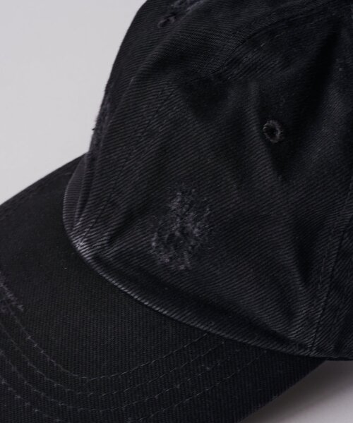 Lui's(ルイス)の「ダメージキャップ(キャップ・メンズ・チャコールグレー/ブラック・FREE)」の4枚目の写真
