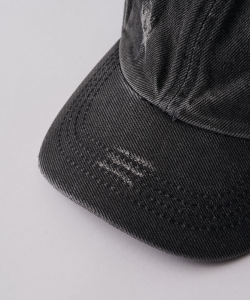 Lui's(ルイス)の「ダメージキャップ(キャップ・メンズ・チャコールグレー/ブラック・FREE)」の10枚目の写真