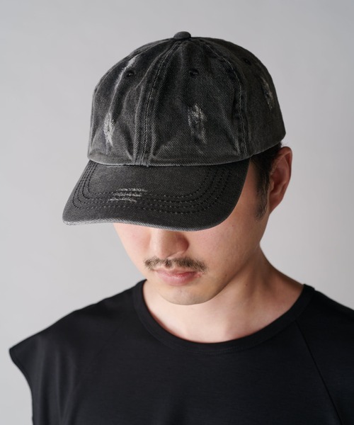 Lui's(ルイス)の「ダメージキャップ(キャップ・メンズ・チャコールグレー/ブラック・FREE)」の21枚目の写真
