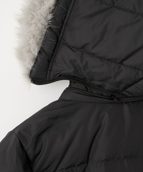 green label relaxing（グリーンレーベルリラクシング）の「ガールズダウンコート/ キッズ 140cm-160cm（ダウンジャケット/コート・キッズ・ベージュ/ダークグレー/ネイビー・150cm/140cm/160cm）」の14枚目の写真