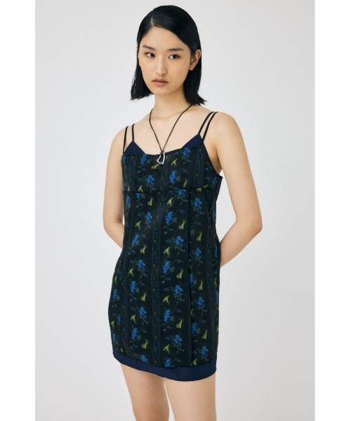MOUSSY(マウジー)の「SHEER LAYERED SLIP ミニドレス(ワンピース・レディース・ブラック/ベージュ・1)」の17枚目の写真