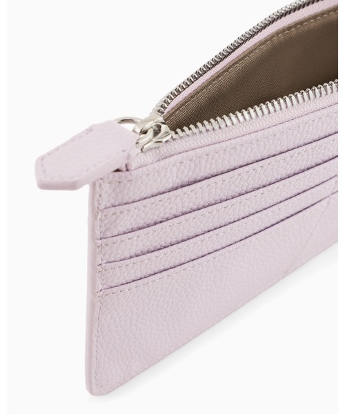 EMPORIO ARMANI（エンポリオアルマーニ）の「【エンポリオ アルマーニ】MyEA ジップ付きカードホルダー ディアプリント フラグメントケース（カードケース・レディース・ダークパープル/ブラック/ベビーピンク・FREE）」の6枚目の写真