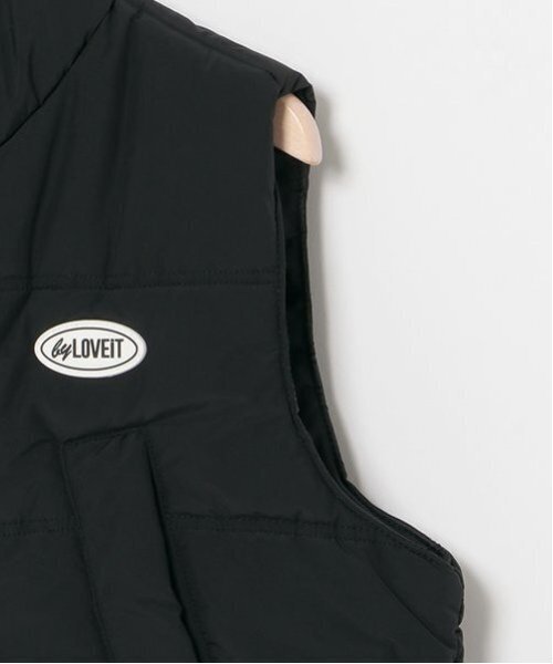 by LOVEiT（バイラビット）の「中綿ショートベスト（ベスト・キッズ・アイボリー/ブラック・120cm/130cm/140cm/150cm/160cm）」の7枚目の写真