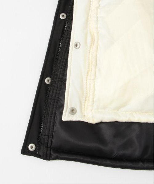 by LOVEiT（バイラビット）の「中綿ショートベスト（ベスト・キッズ・アイボリー/ブラック・120cm/130cm/140cm/150cm/160cm）」の11枚目の写真