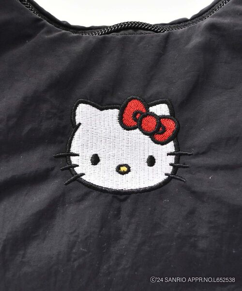 MAJESTIC LEGON（マジェスティックレゴン）の「ハローキティ リボンハンドルバッグ（ショルダーバッグ・レディース・ブラック・FREE）」の5枚目の写真