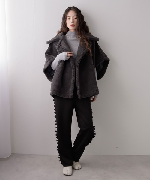 セール】テディベアポンチョコート（ポンチョ）｜rectangle