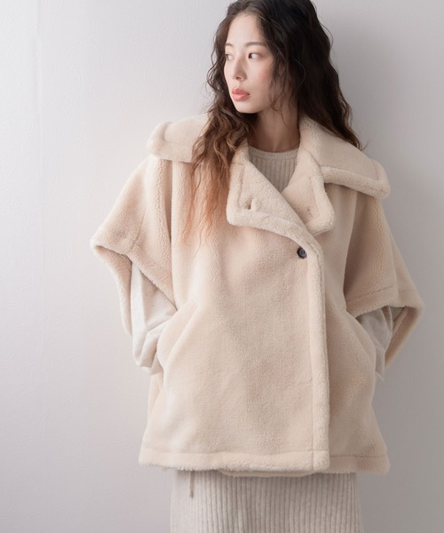 セール】テディベアポンチョコート（ポンチョ）｜rectangle