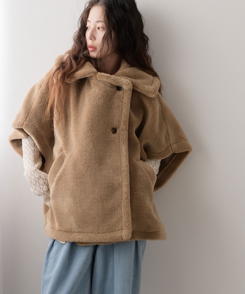 セール】テディベアポンチョコート（ポンチョ）｜rectangle