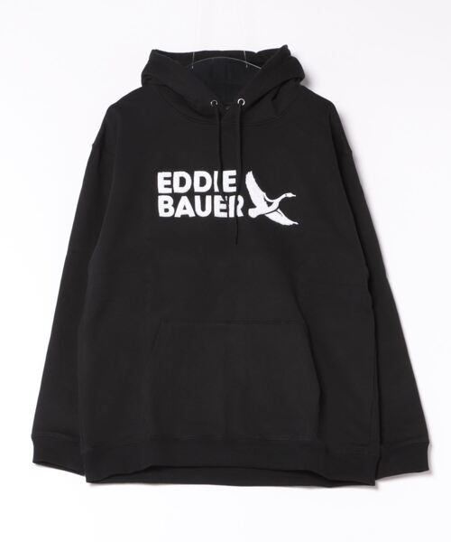 Eddie Bauer(エディーバウアー)の「ロゴ スウェットフーディ(パーカー・メンズ・杢グレー/ネイビー/ブラック/サファリグリーン/ダークベージュ・M/XXL/XL/L/S)」の15枚目の写真
