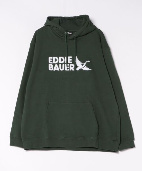 Eddie Bauer(エディーバウアー)の「ロゴ スウェットフーディ(パーカー・メンズ・杢グレー/ネイビー/ブラック/サファリグリーン/ダークベージュ・M/XXL/XL/L/S)」の16枚目の写真