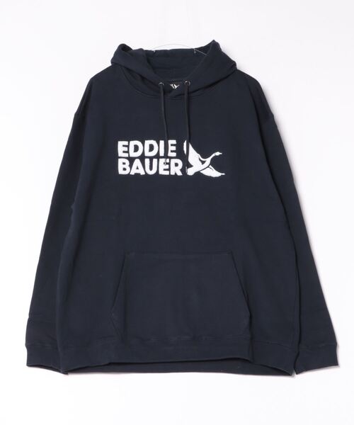 Eddie Bauer(エディーバウアー)の「ロゴ スウェットフーディ(パーカー・メンズ・杢グレー/ネイビー/ブラック/サファリグリーン/ダークベージュ・M/XXL/XL/L/S)」の17枚目の写真