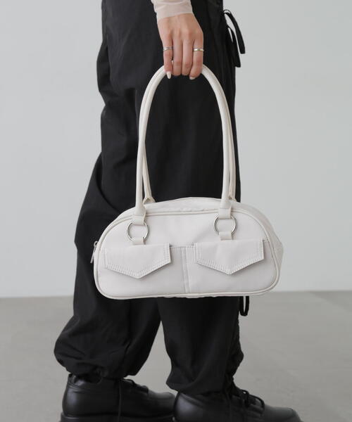 FREE'S MART（フリーズマート）の「◆ランドスケープバッグ（トートバッグ・レディース・ブラック/ホワイト・ﾌﾘ-）」の12枚目の写真