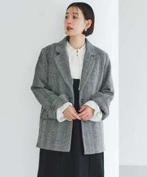 F by ROSSO | F by ROSSO　ヘリンボンツイードテーラードジャケット(テーラードジャケット)