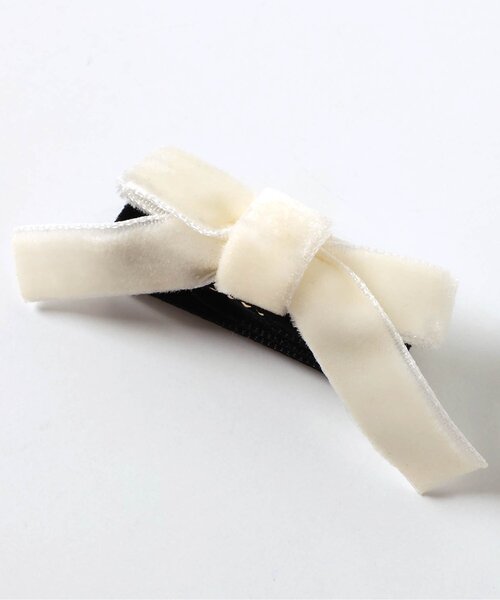 apres les cours（アプレレクール）の「ミニリボンヘアクリップセット（ヘアピン・キッズ・ベージュ/ブラック・FREE）」の10枚目の写真