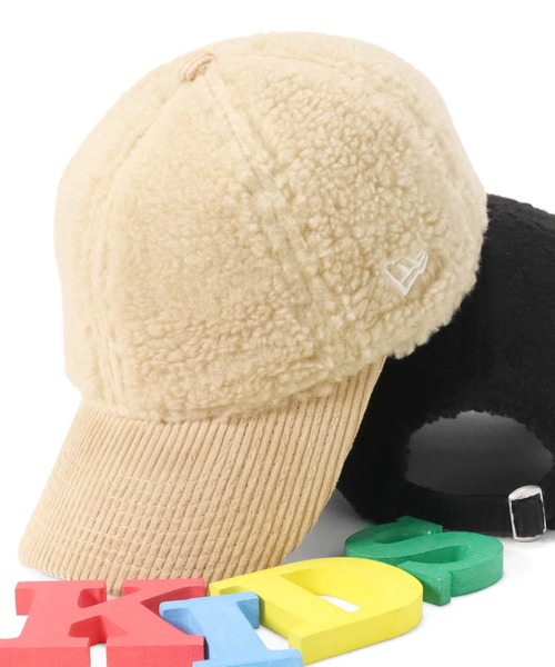 NEW ERA(ニューエラ)の「ニューエラキッズ キャップ YOUTH9TWENTY ONSPOTZ別注(キャップ・キッズ・ブラック/ベージュ・52-56cm)」の2枚目の写真