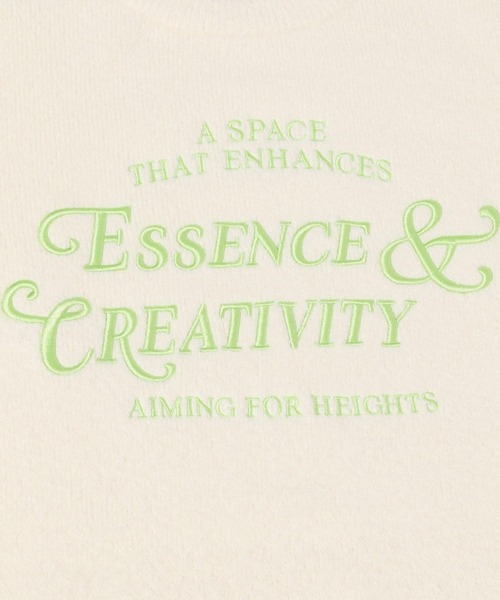 【セール】【UNISEX/選べる着丈】カールヤーンロゴニット（ニット/セーター）｜Anui（アニュイ）