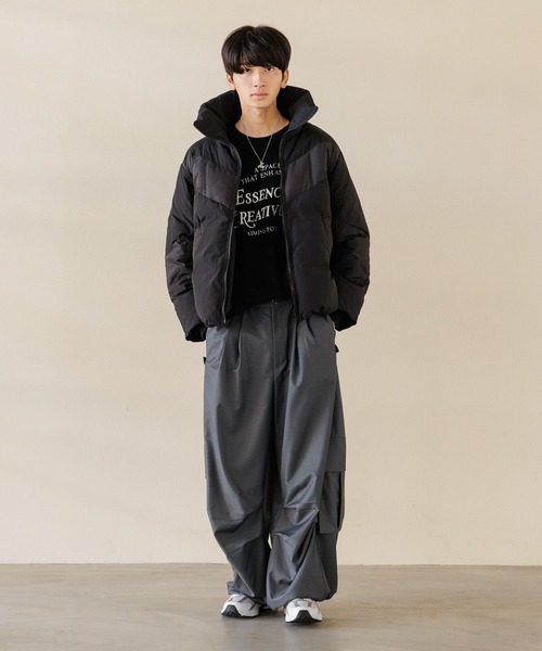 【セール】【UNISEX/選べる着丈】カールヤーンロゴニット（ニット/セーター）｜Anui（アニュイ）