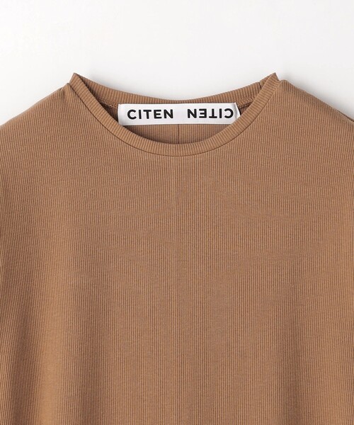 CITEN(シテン)の「<CITEN> リブカットソーワンピース(ワンピース・レディース・シャーベット/ブラック・FREE)」の8枚目の写真