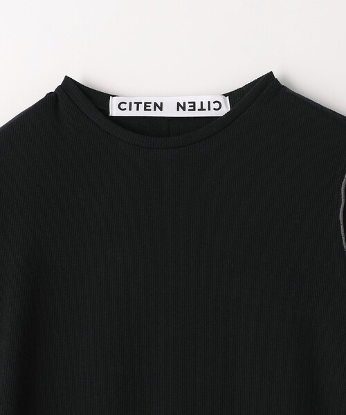 CITEN(シテン)の「<CITEN> リブカットソーワンピース(ワンピース・レディース・シャーベット/ブラック・FREE)」の15枚目の写真