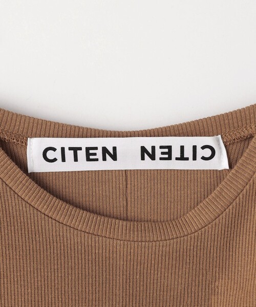 CITEN(シテン)の「<CITEN> リブカットソーワンピース(ワンピース・レディース・シャーベット/ブラック・FREE)」の17枚目の写真