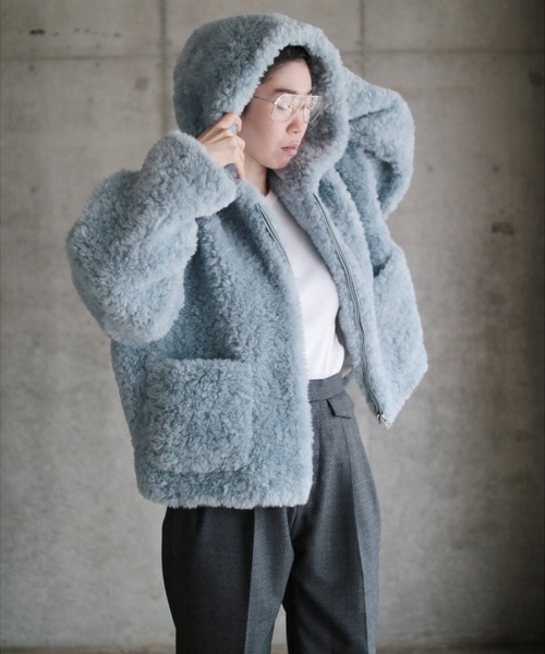 jakke（ジャッキー）の「jakke（ジャッキー）ボア ロングコート