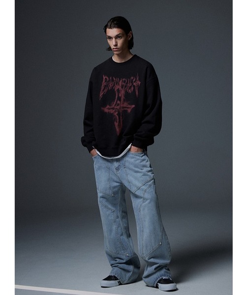 NOT4NERD(ノットフォーナード)の「【UNISEX】 NOT4NERD/B04 シンボルプルオーバー(裏起毛)(スウェット・レディース・ブラック/カーキ・X-LARGE/MEDIUM/LARGE)」の9枚目の写真