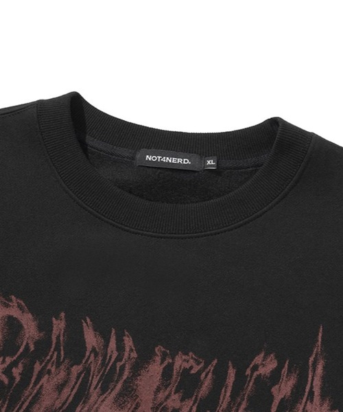NOT4NERD(ノットフォーナード)の「【UNISEX】 NOT4NERD/B04 シンボルプルオーバー(裏起毛)(スウェット・レディース・ブラック/カーキ・X-LARGE/MEDIUM/LARGE)」の3枚目の写真