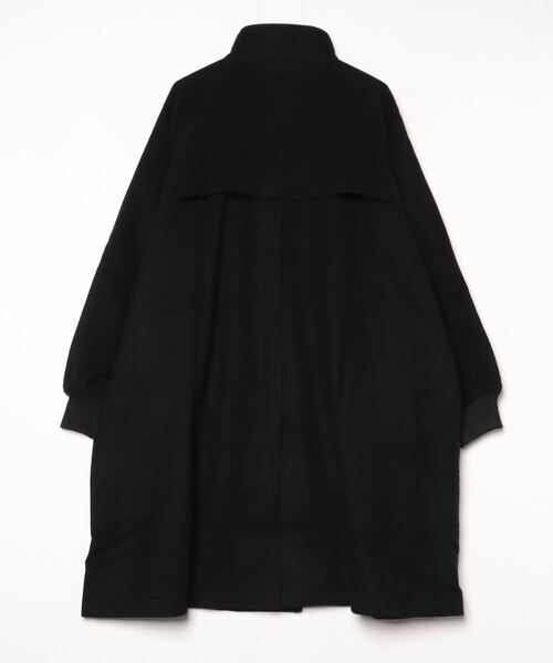 BASISBROEK(バシスブルック)の「【BASISBROEK】ISLAND(ステンカラーコート・メンズ・ブラック/モカ・2)」の9枚目の写真