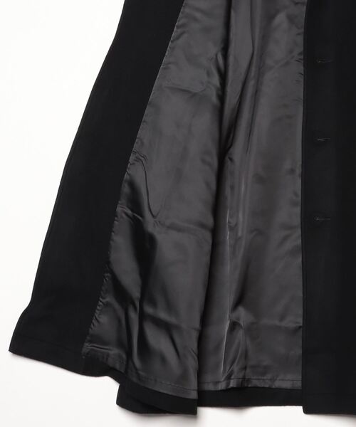 BASISBROEK(バシスブルック)の「【BASISBROEK】ISLAND(ステンカラーコート・メンズ・ブラック/モカ・2)」の10枚目の写真