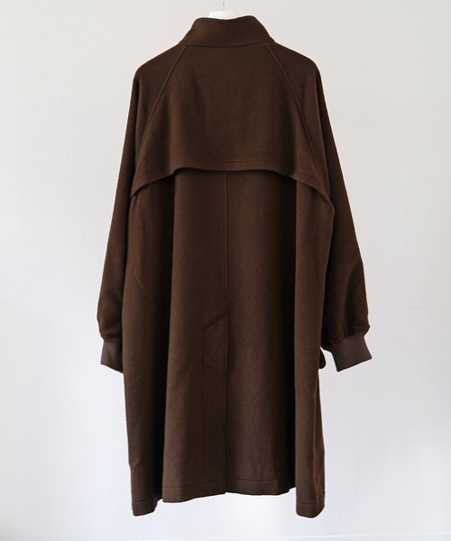 BASISBROEK(バシスブルック)の「【BASISBROEK】ISLAND(ステンカラーコート・メンズ・ブラック/モカ・2)」の15枚目の写真