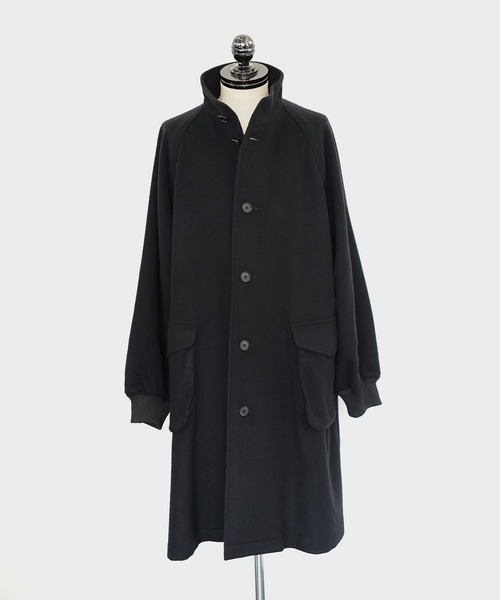 BASISBROEK(バシスブルック)の「【BASISBROEK】ISLAND(ステンカラーコート・メンズ・ブラック/モカ・2)」の16枚目の写真