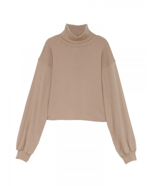 KEnTe（ケンテ）の「Cotton Turtleneck Tops（Tシャツ/カットソー・レディース・ブラック/ベージュ/ピンク・M）」の2枚目の写真