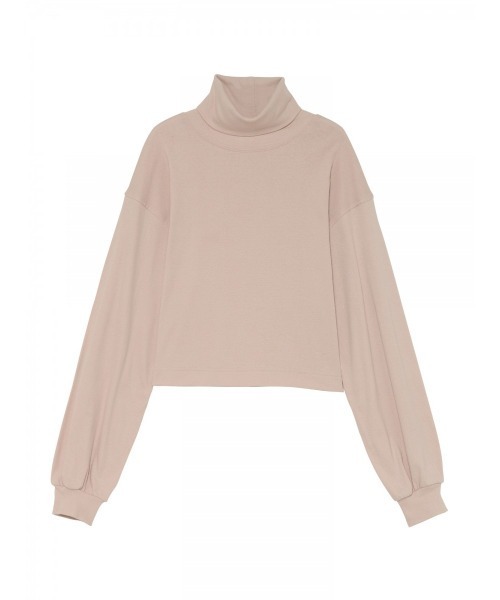 KEnTe（ケンテ）の「Cotton Turtleneck Tops（Tシャツ/カットソー・レディース・ブラック/ベージュ/ピンク・M）」の3枚目の写真