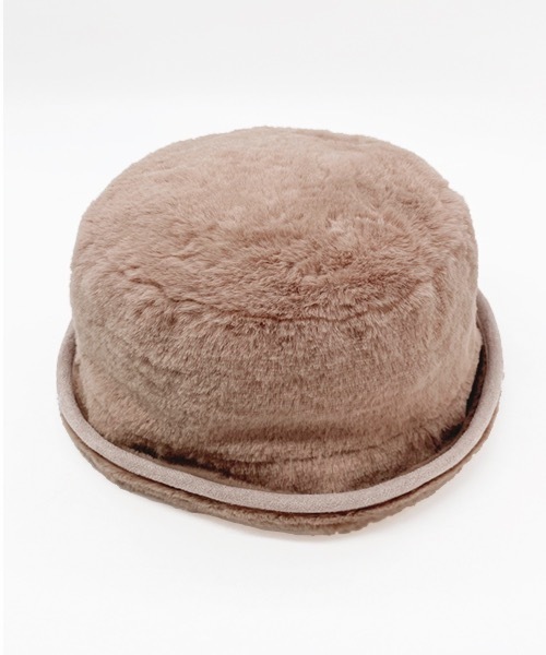 polcadot（ポルカドット）の「ファーセラーハット（ハット・レディース・アイボリー/ブラック/ベージュ・FREE）」の11枚目の写真