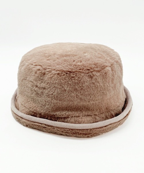 polcadot（ポルカドット）の「ファーセラーハット（ハット・レディース・アイボリー/ブラック/ベージュ・FREE）」の10枚目の写真